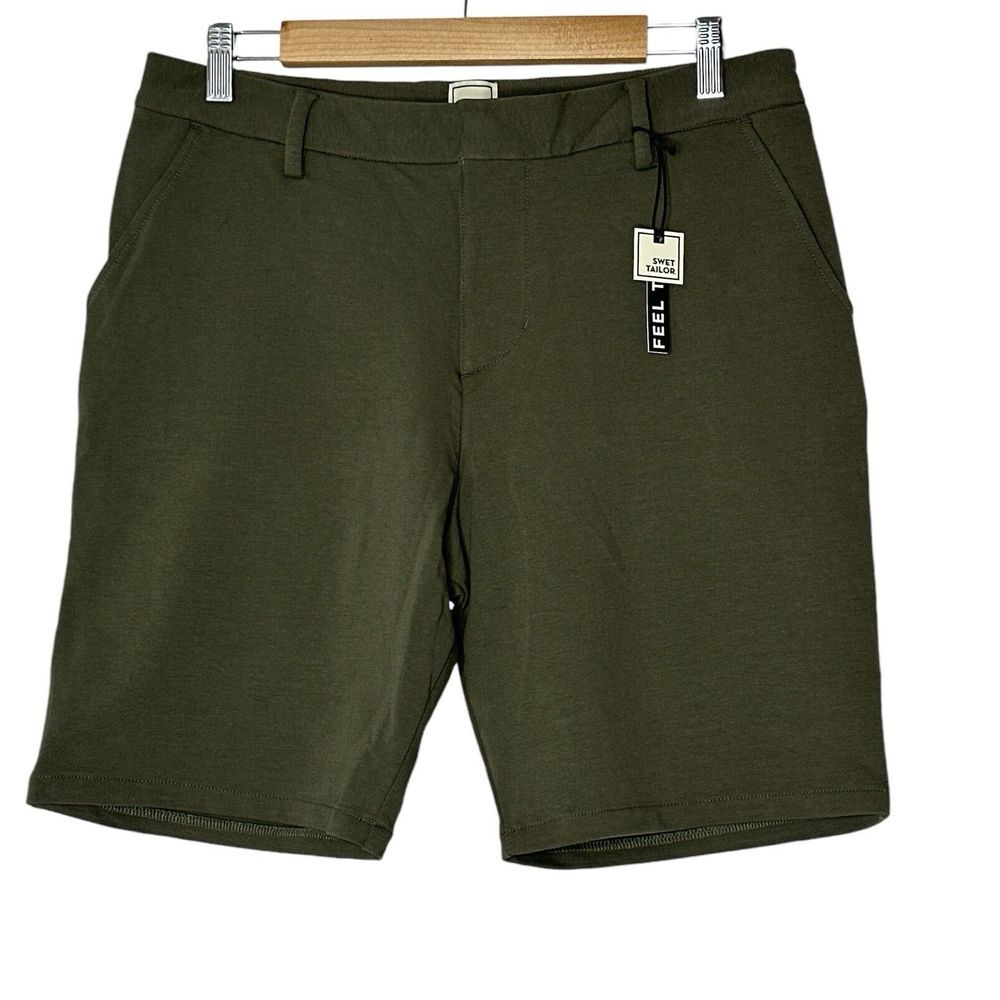 Swet Tailor Shorts‎ Men's Size 31 Olive Green The EveryDay Chino Packets New
